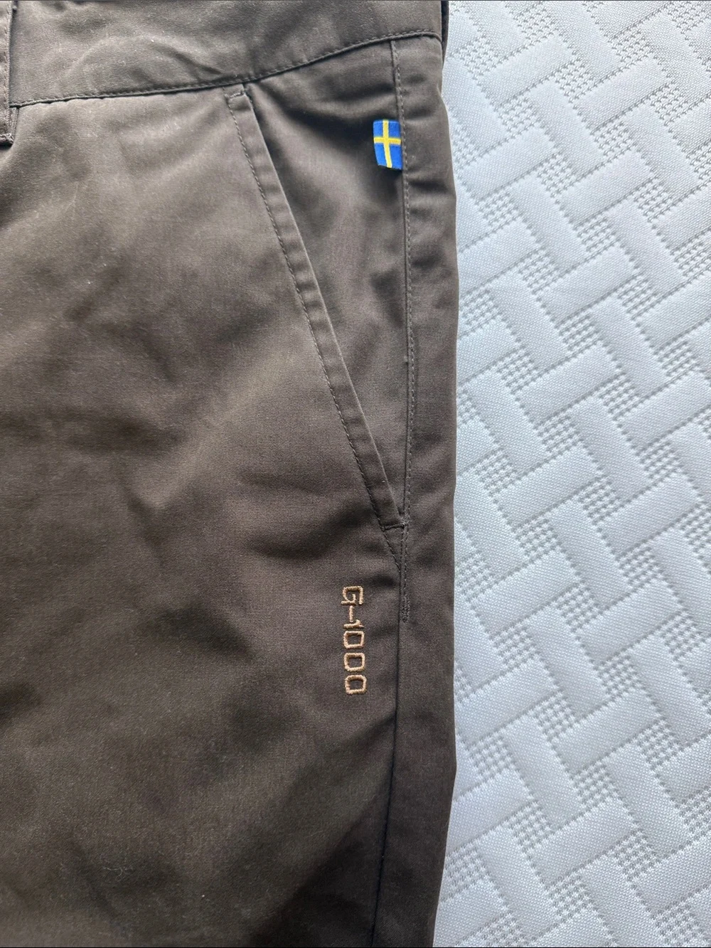 Fjallraven G-1000 Men's Hiking Pants Trousers Brown Size EU 50 US 33 34 Long
